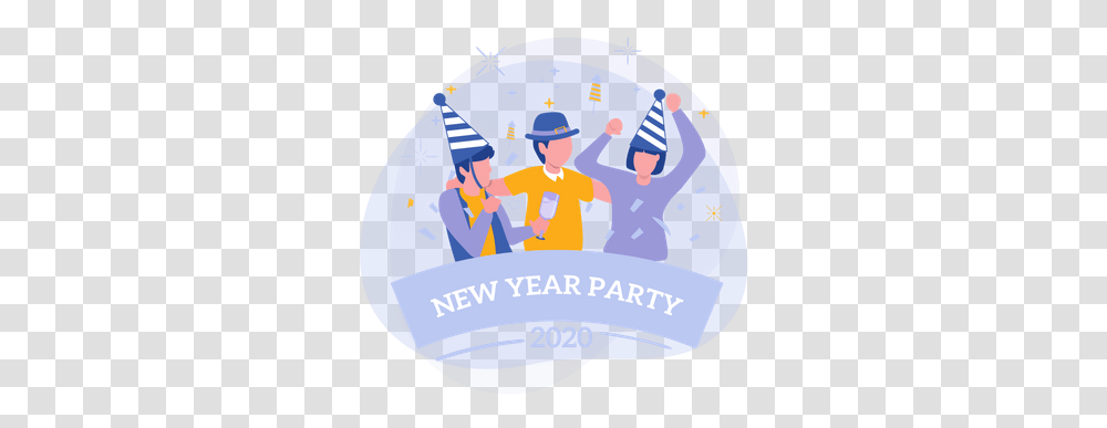 Premium Happy New Year Illustration Download In & Vector Event, Person, Outdoors, Nature, Clothing Transparent Png