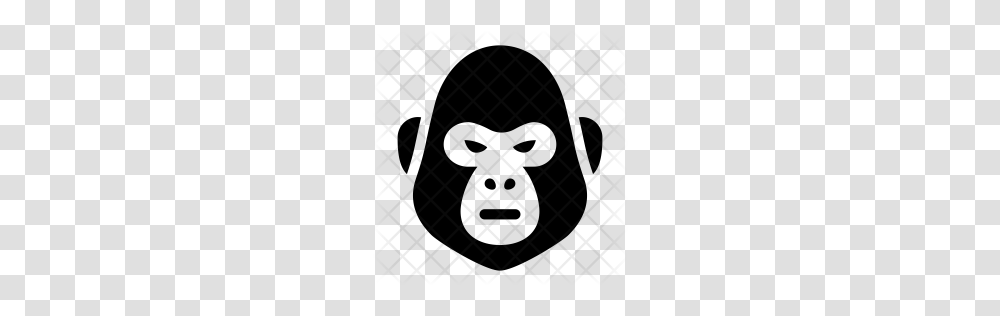 Premium Harambe Icon Download, Pattern, Rug, Grille Transparent Png