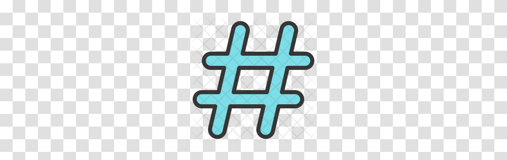 Premium Hashtag Icon Download, Cross, Word Transparent Png