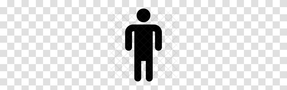 Premium Human Man Men Person Stand Male Activity Icon, Rug, Pattern, Bottle, Silhouette Transparent Png