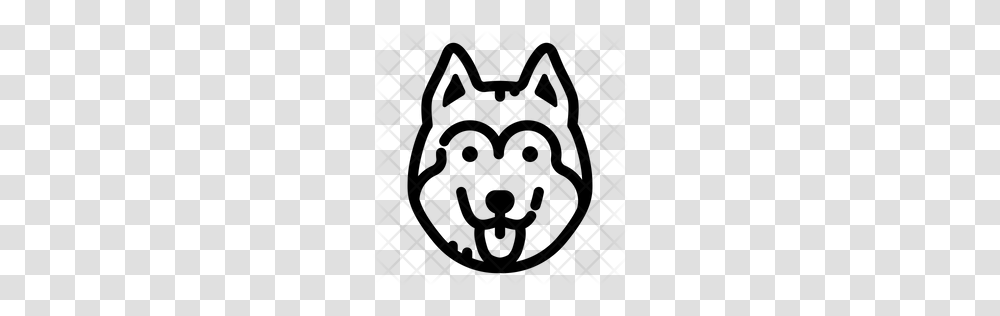 Premium Husky Icon Download, Pattern, Rug, Texture, Gray Transparent Png