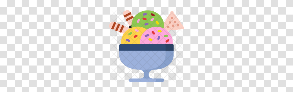 Premium Ice Cream Bowl Icon Download, Sweets, Food, Confectionery, Balloon Transparent Png