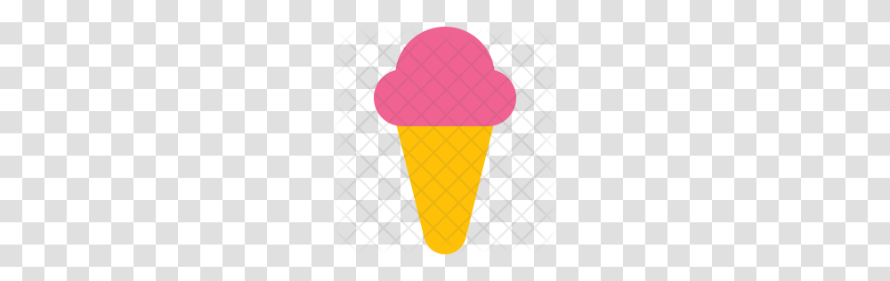Premium Ice Cream Cone Icon Download, Balloon, Sock, Shoe, Footwear Transparent Png