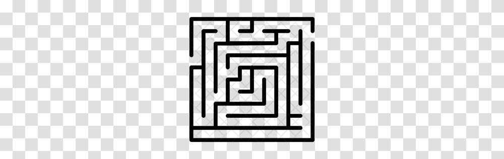 Premium Labyrinth Icon Download, Pattern, Rug, Texture Transparent Png