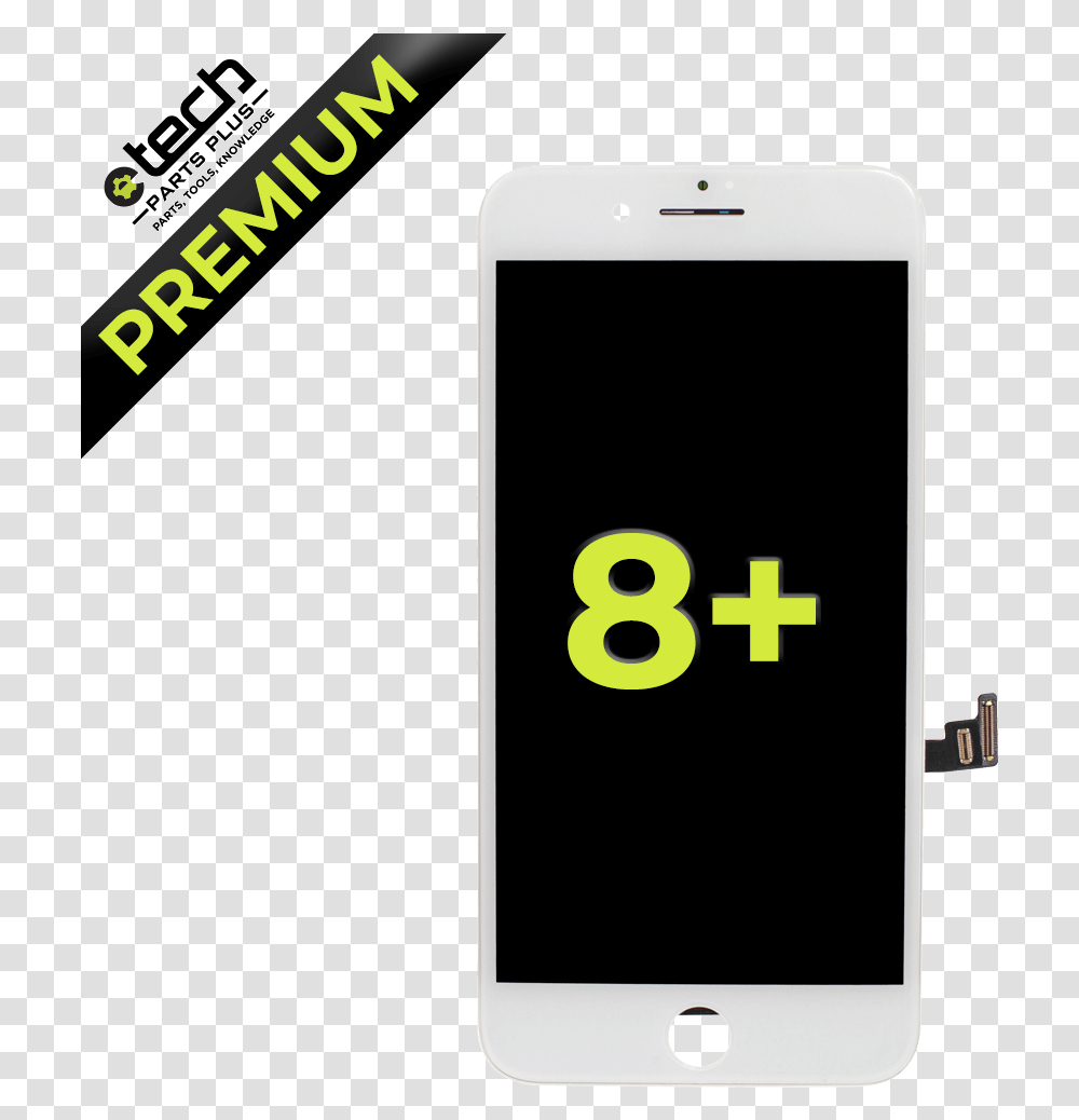 Premium Lcd Assembly For Use With Iphone 8 Plus Smartphone, Mobile Phone, Electronics, Cell Phone Transparent Png