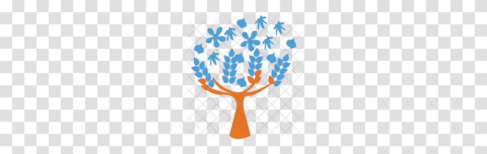 Premium Leafy Tree Icon Download, Cross, Rug Transparent Png