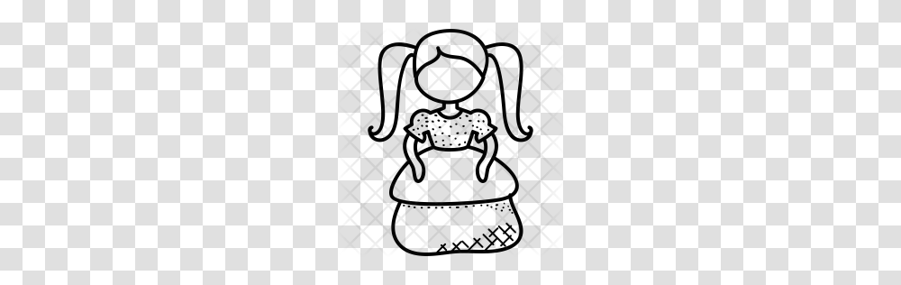 Premium Little Girl Icon Download, Rug, Pattern Transparent Png