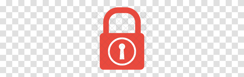 Premium Lock Icon Download, Security, Combination Lock, Bag Transparent Png