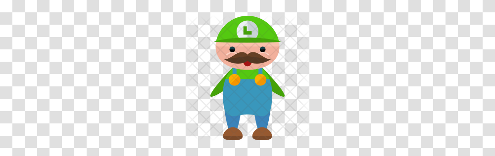 Premium Luigi Icon Download, Toy, Elf, Doll Transparent Png