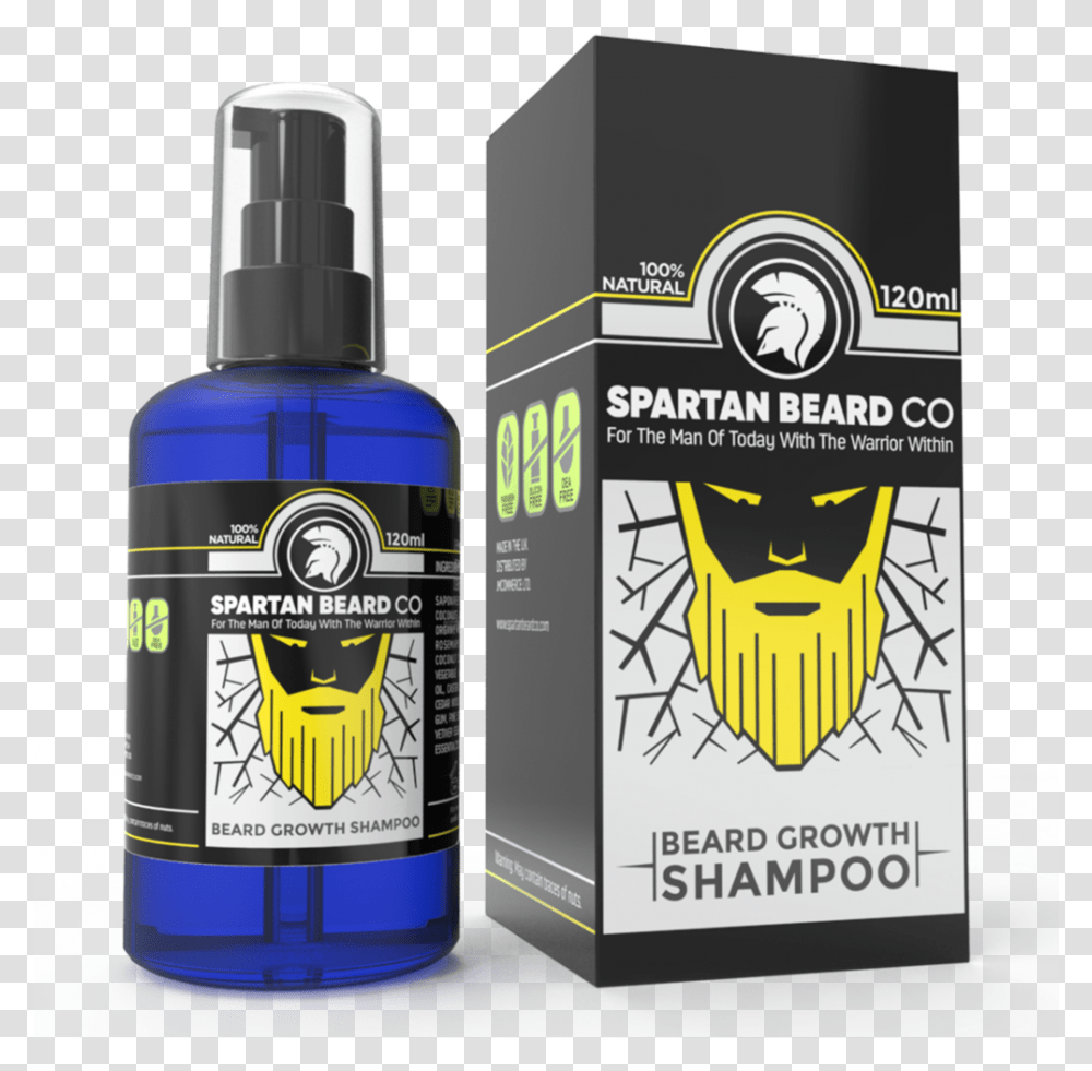 Premium Luxurious Beard Wash Beard Shampoo By Spartan Beard, Bottle, Label, Cosmetics Transparent Png