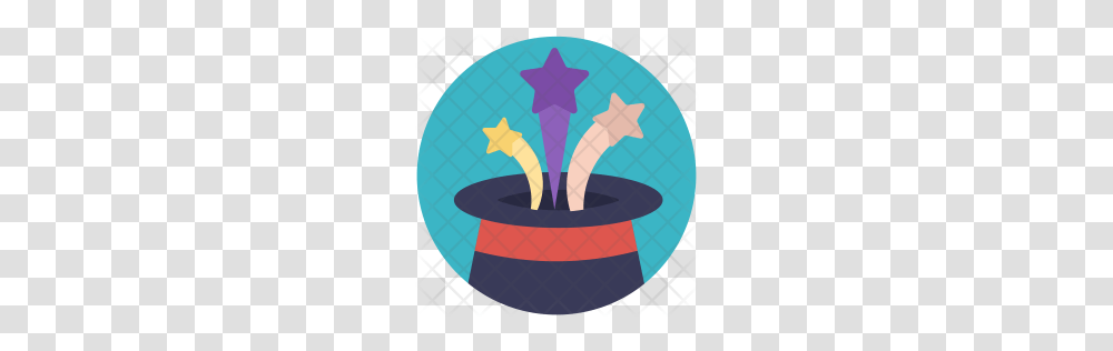 Premium Magic Hat Icon Download, Star Symbol, Rug Transparent Png