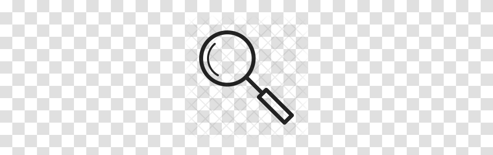 Premium Magnifying Glass Icon Download, Rug, Pattern, Grille Transparent Png