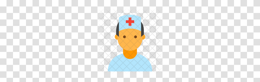 Premium Male Nurse Icon Download, Logo, Trademark, First Aid Transparent Png