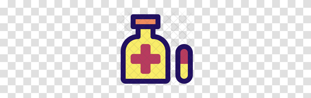 Premium Medicine Bottle Icon Download, Logo, Trademark, First Aid Transparent Png