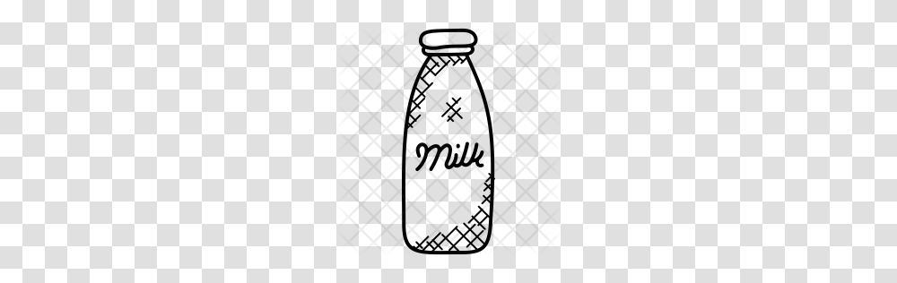 Premium Milk Bottle Icon Download, Rug, Pattern Transparent Png