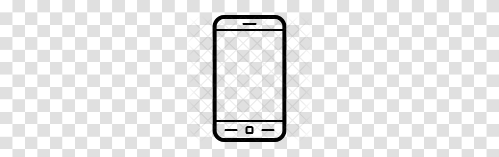 Premium Mobile Phone Device Android Mockup Smartphone Icon, Rug, Pattern Transparent Png
