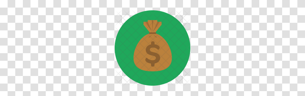 Premium Money Bag Icon Download, Number, Plant Transparent Png