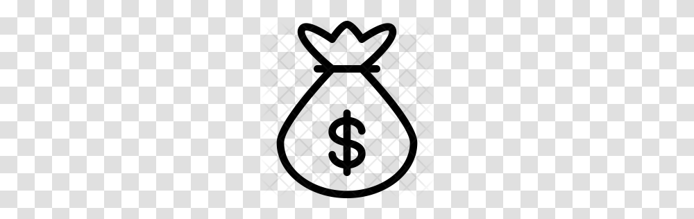 Premium Money Bag Icon Download, Rug, Pattern Transparent Png