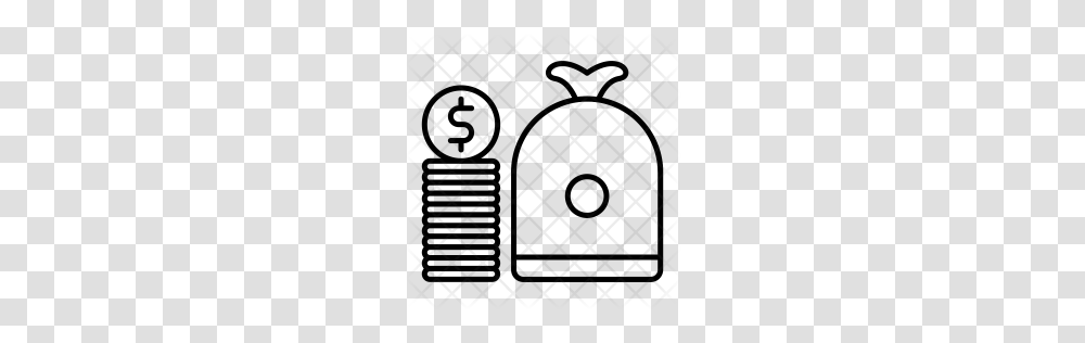 Premium Money Bag Icon Download, Rug, Pattern Transparent Png