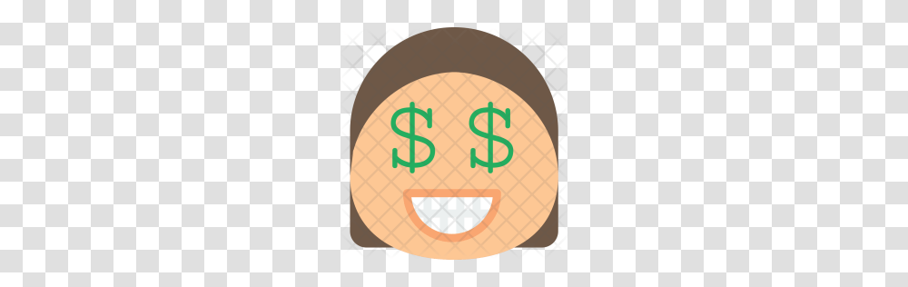 Premium Money Mouth Face Emoji Icon Download, Plant, Food, Grain, Produce Transparent Png