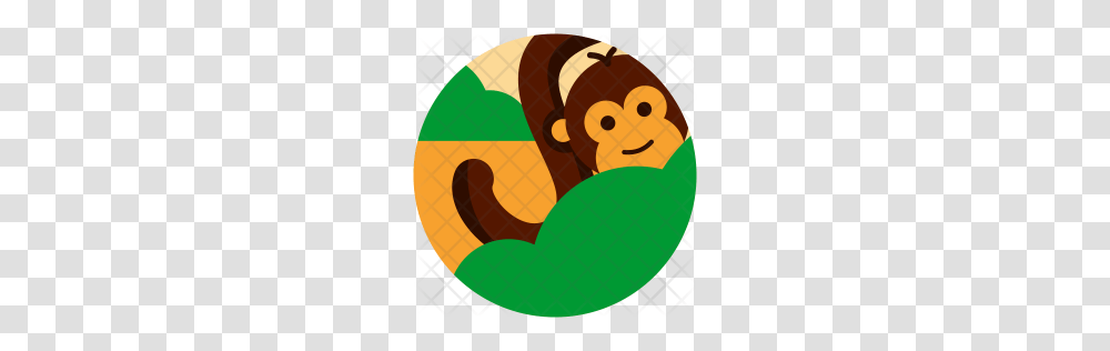 Premium Monkey Icon Download, Balloon, Food, Animal Transparent Png