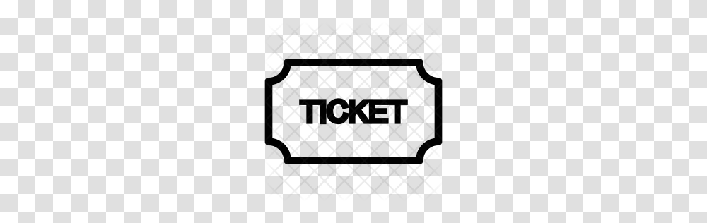 Premium Movie Ticket Icon Download, Rug, Pattern, Texture, Grille Transparent Png