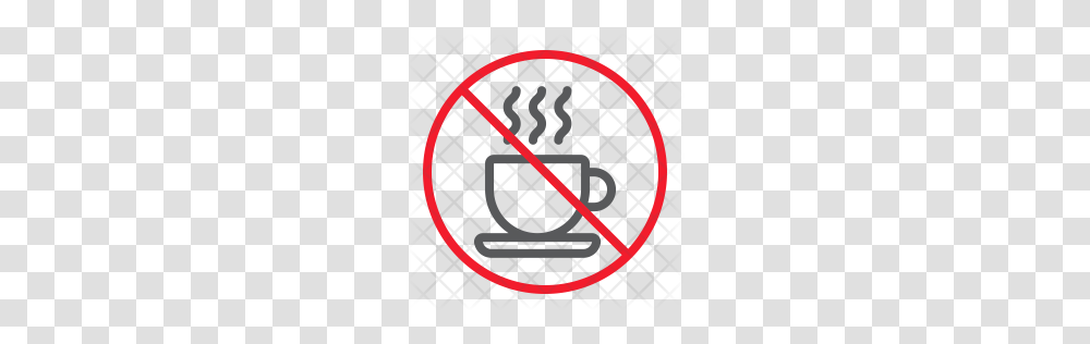 Premium No Coffee Icon Download, Rug, Hoop, Racket Transparent Png