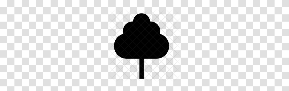 Premium Oak Tree Icon Download, Rug, Silhouette, Grille, Fence Transparent Png