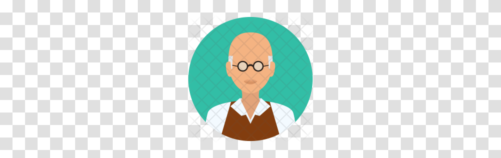 Premium Old Man Icon Download, Logo, Sphere, Outer Space Transparent Png