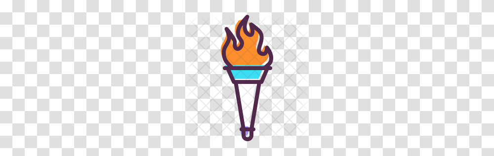 Premium Olympics Icon Download, Torch, Light Transparent Png