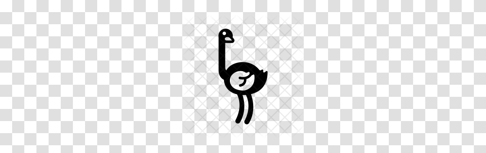 Premium Ostrich Icon Download, Rug, Pattern, Alphabet Transparent Png