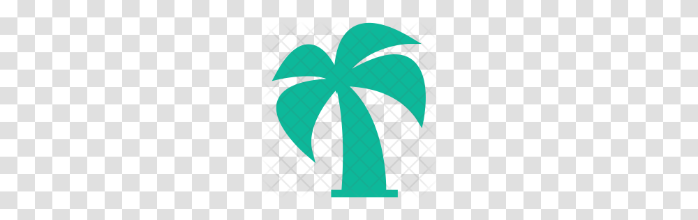 Premium Palm Tree Icon Download, Leaf, Plant, Cross Transparent Png
