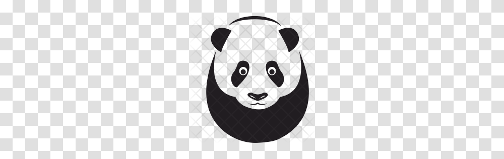 Premium Panda Bear Icon Download, Rug, Electronics Transparent Png