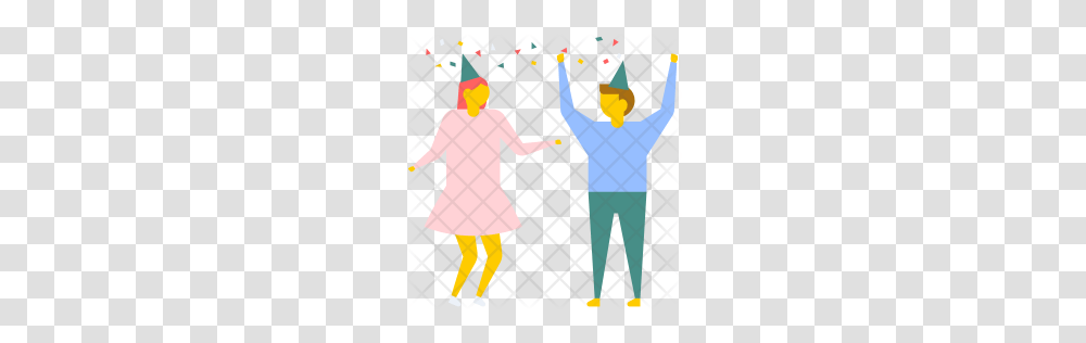 Premium Party Dance Icon Download, Sleeve, Coat, Person Transparent Png