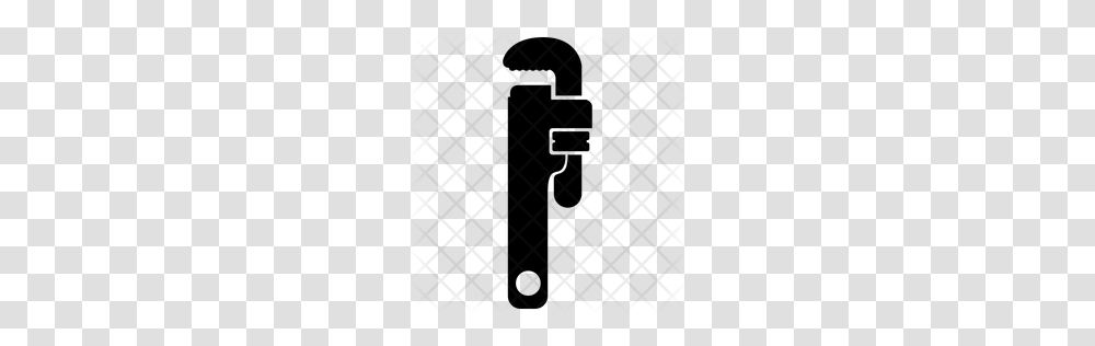 Premium Pipe Wrench Icon Download, Pattern, Rug, Alphabet Transparent Png