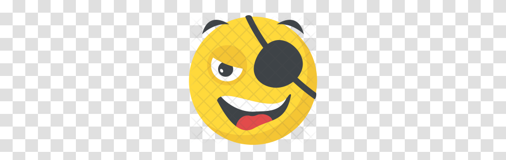 Premium Pirate Emoji Icon Download, Plant, Fruit, Food, Pac Man Transparent Png