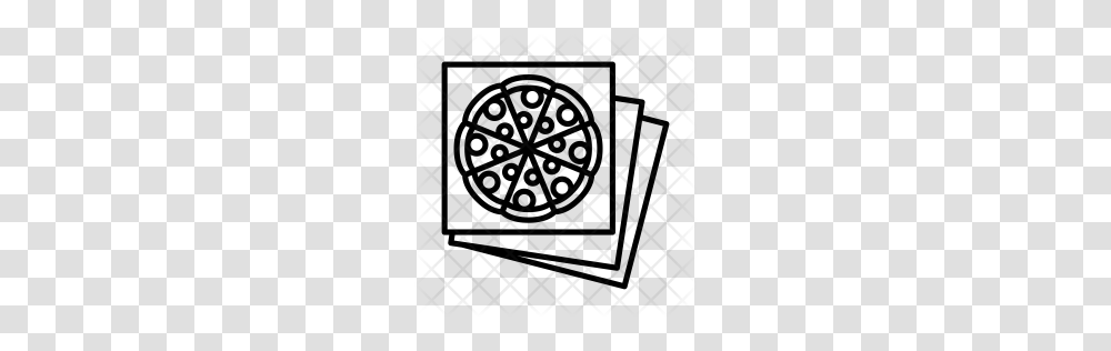 Premium Pizza Box Icon Download, Rug, Pattern Transparent Png