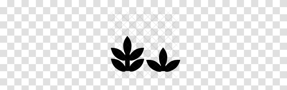 Premium Plant Meadow Grassland Nature Garden Park Icon, Rug, Pattern, Gray, Silhouette Transparent Png