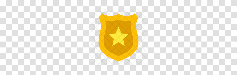 Premium Police Badge Icon Download, Armor, Rug, Shield Transparent Png