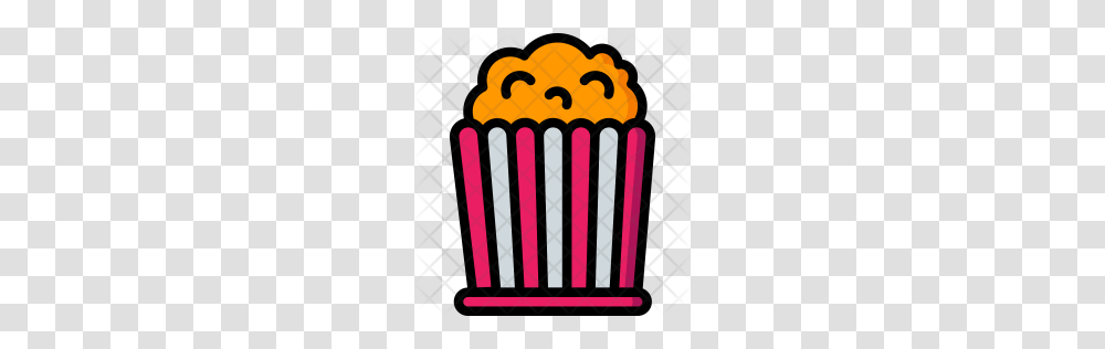 Premium Popcorn Icon Download, Food, Light, Sweets, Confectionery Transparent Png