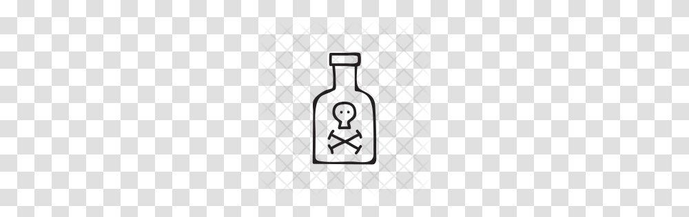 Premium Potion Bottle Icon Download, Pattern, Rug, Grille Transparent Png