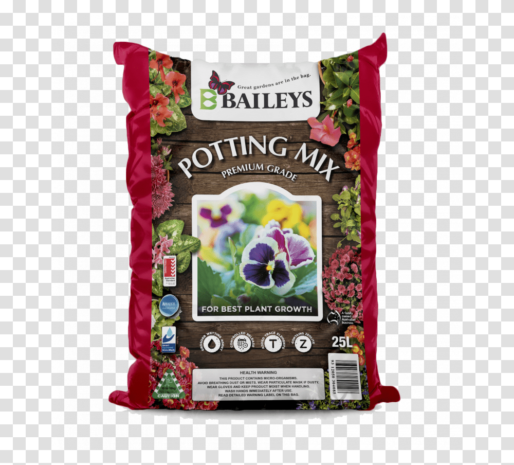 Premium Potting Mix Baileys Premium Potting Mix, Pillow, Cushion, Plant, Flower Transparent Png