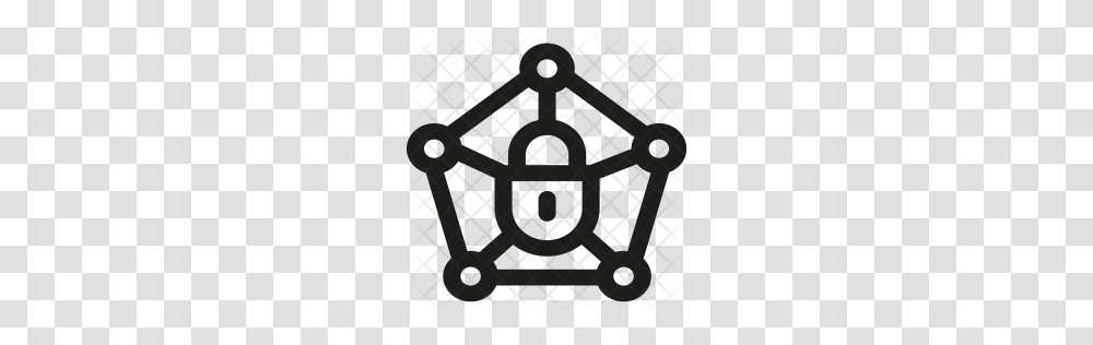 Premium Private Network Icon Download, Cross, Rug, Fence Transparent Png