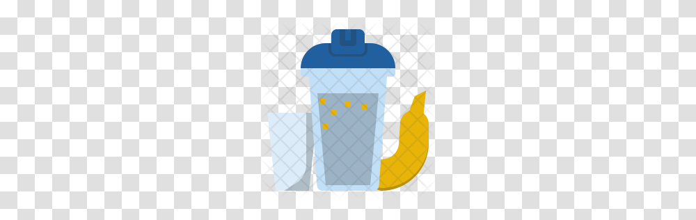 Premium Protein Shake Icon Download, Tin, Can, Trash Can, Plant Transparent Png