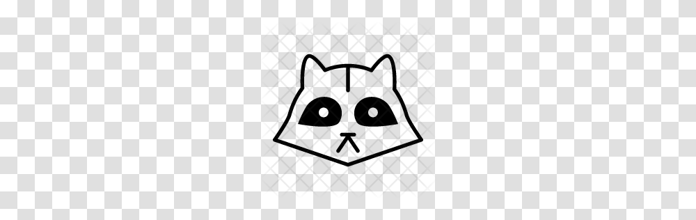 Premium Raccoon Icon Download, Rug, Pattern Transparent Png