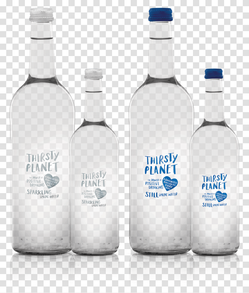 Premium Range Thirsty Planet S Glass Bottle Range Thirsty Planet Water Still, Liquor, Alcohol, Beverage, Drink Transparent Png