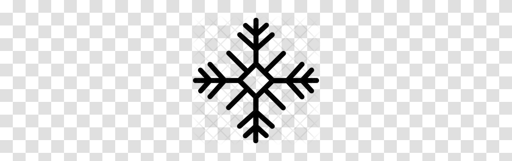 Premium Raster Snowflake Icon Download, Pattern, Rug, Texture, Grille Transparent Png