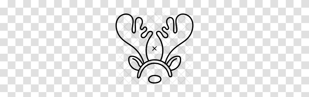 Premium Reindeer Antlers Icon Download, Rug, Pattern Transparent Png