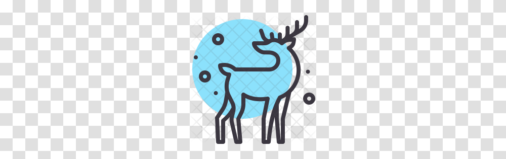 Premium Reindeer Head Icon Download, Leisure Activities, Alphabet Transparent Png
