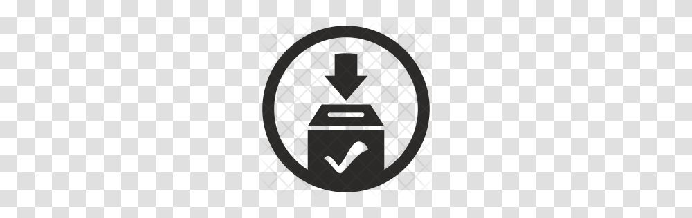 Premium Right Vote Icon Download, Rug, Grille, Logo Transparent Png